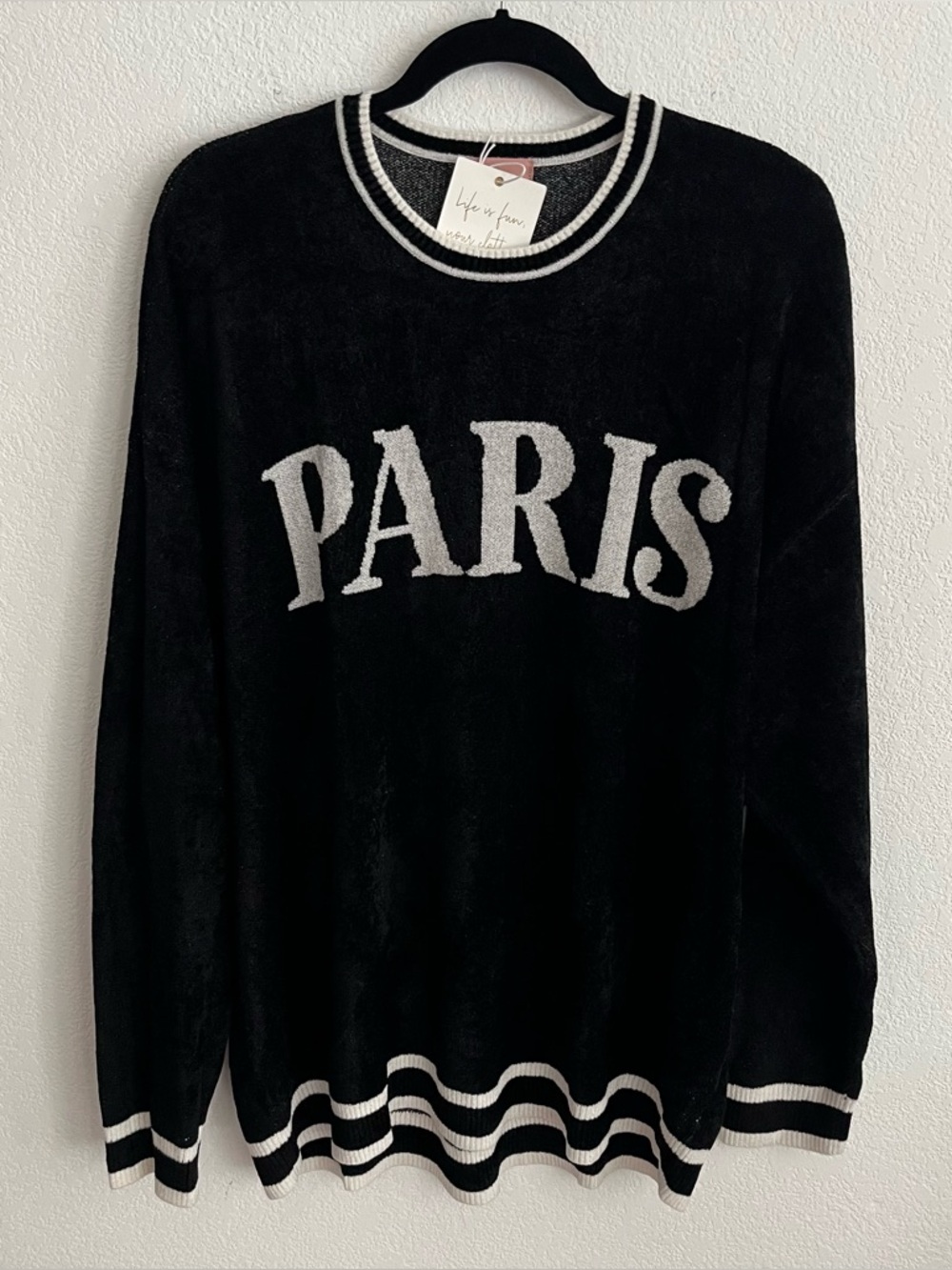 Show Me Your MuMu Paris Graphic Knit Adventure Sweater NWT - Picture 1 of 5